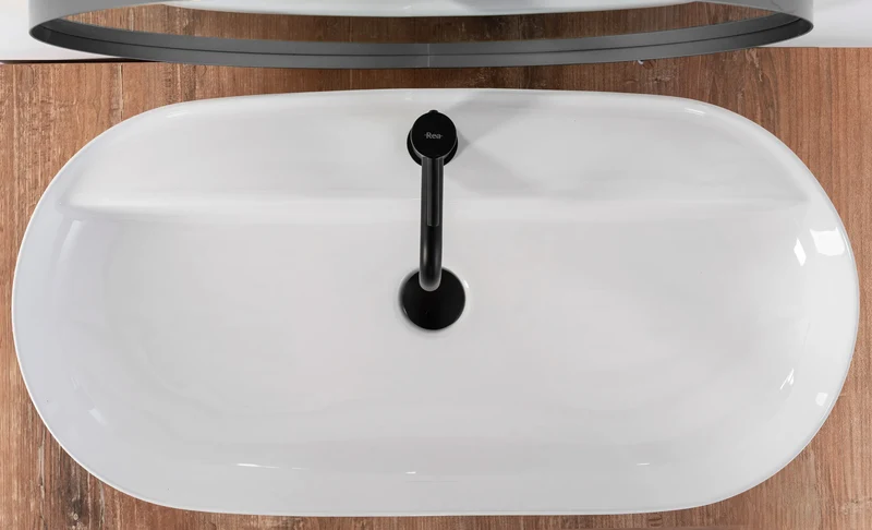 Aufsatzwaschbecken Aura White 81x41cm