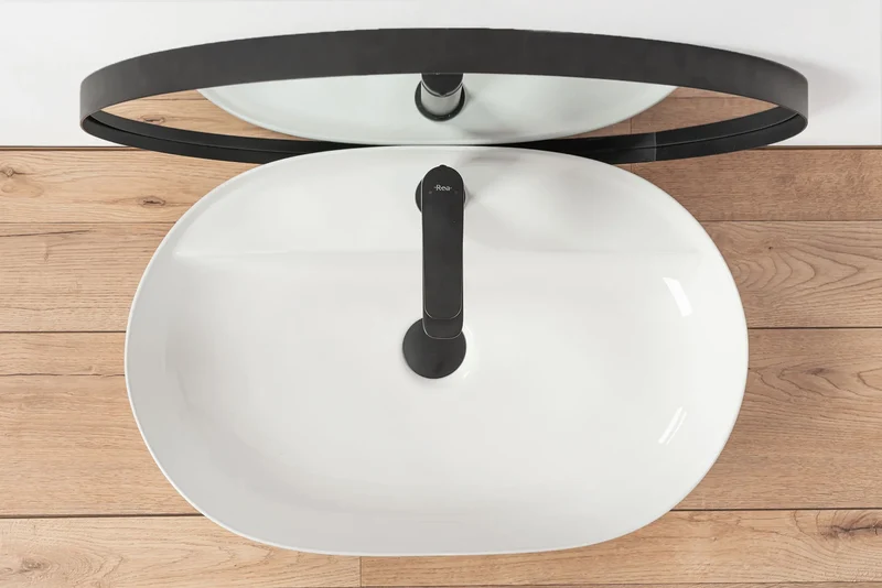 Aufsatzwaschbecken Aura White 60,5x40,5cm