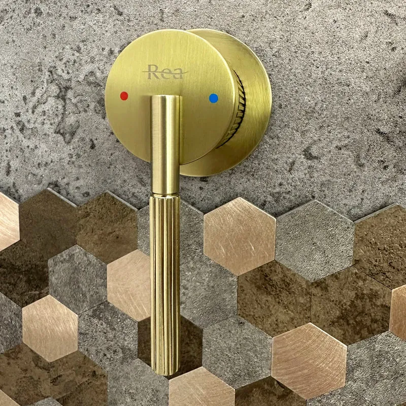 Armatur Unterputz Argon Gold Matt