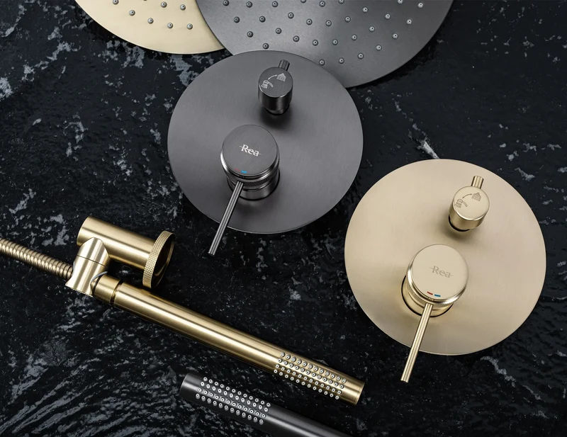 Dusche Unterputz Lungo Grip Anthrazit Matt