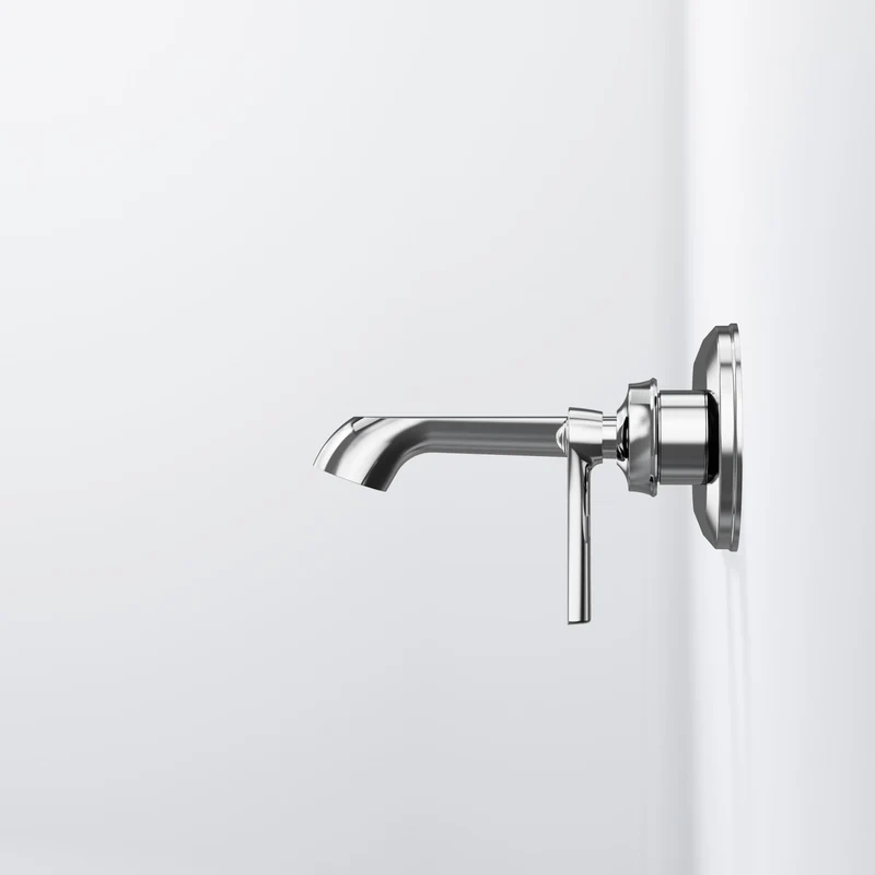 Serie 350 Waschtisch-Wand-Einhebelmischer (Fertigmontageset)