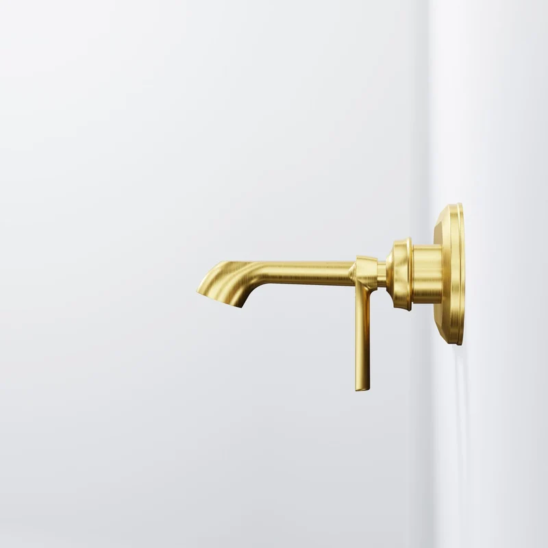 Serie 350 Waschtisch-Wand-Einhebelmischer (Fertigmontageset)