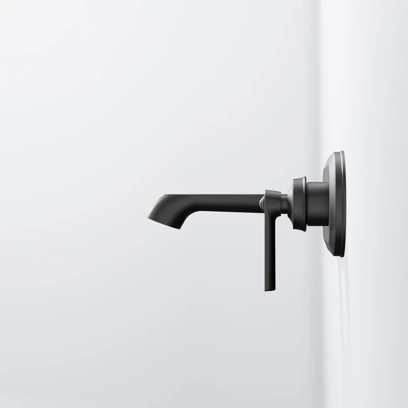 Serie 350 Waschtisch-Wand-Einhebelmischer (Fertigmontageset)