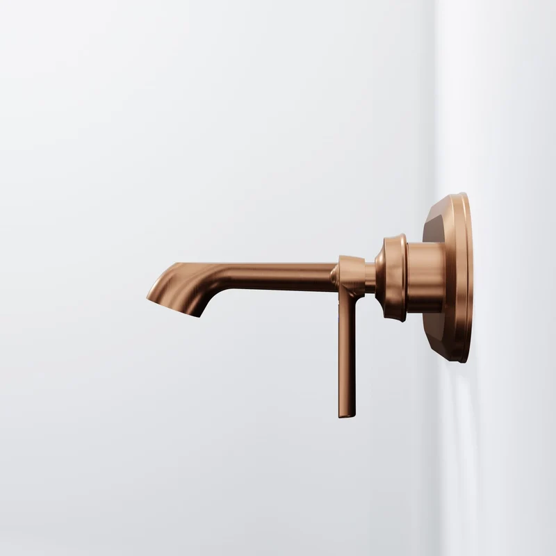 Serie 350 Waschtisch-Wand-Einhebelmischer (Fertigmontageset)