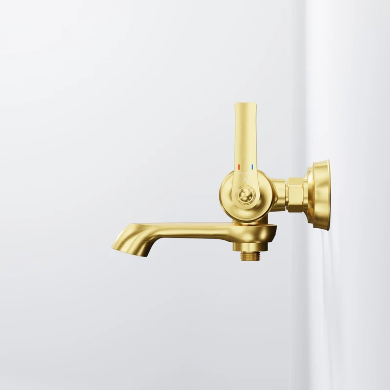 Serie 350 Aufputz-Einhebelmischer ½" für Wanne