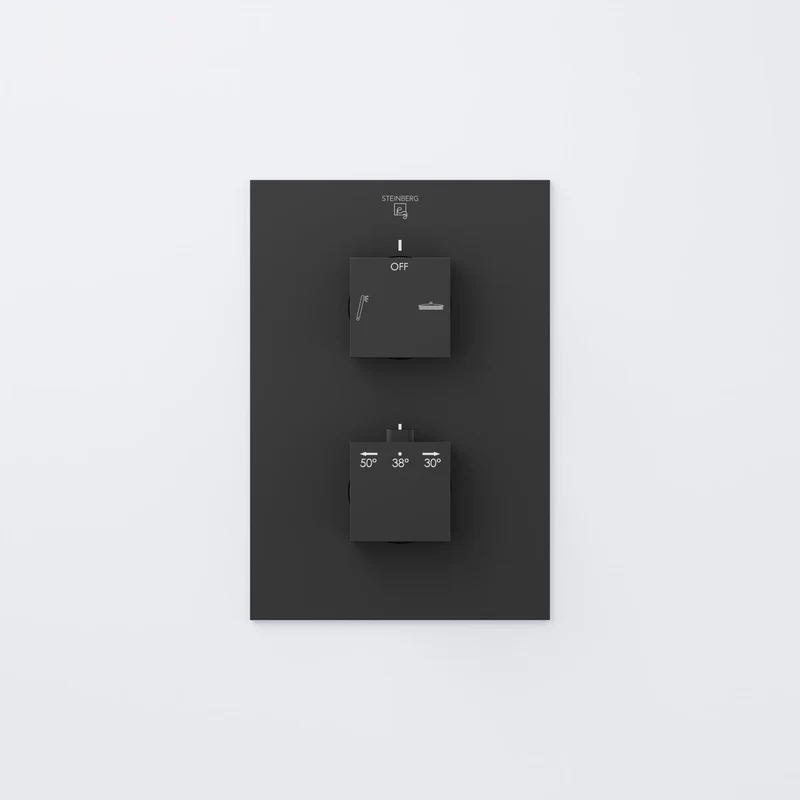 Serie 160 Fertigmontageset für Unterputzthermostat mit 2-Wege-Umsteller