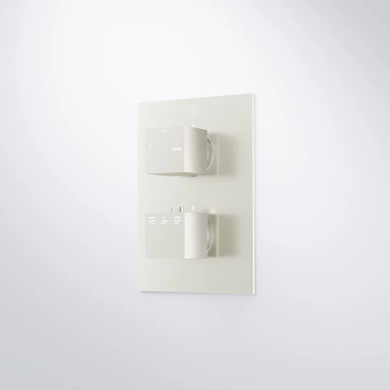 Serie 160 Fertigmontageset für Unterputzthermostat mit 2-Wege-Umsteller