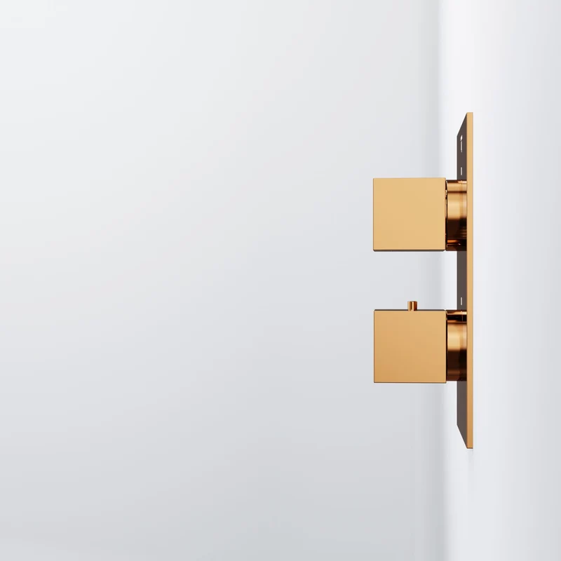 Serie 160 Fertigmontageset für Unterputzthermostat mit 2-Wege-Umsteller