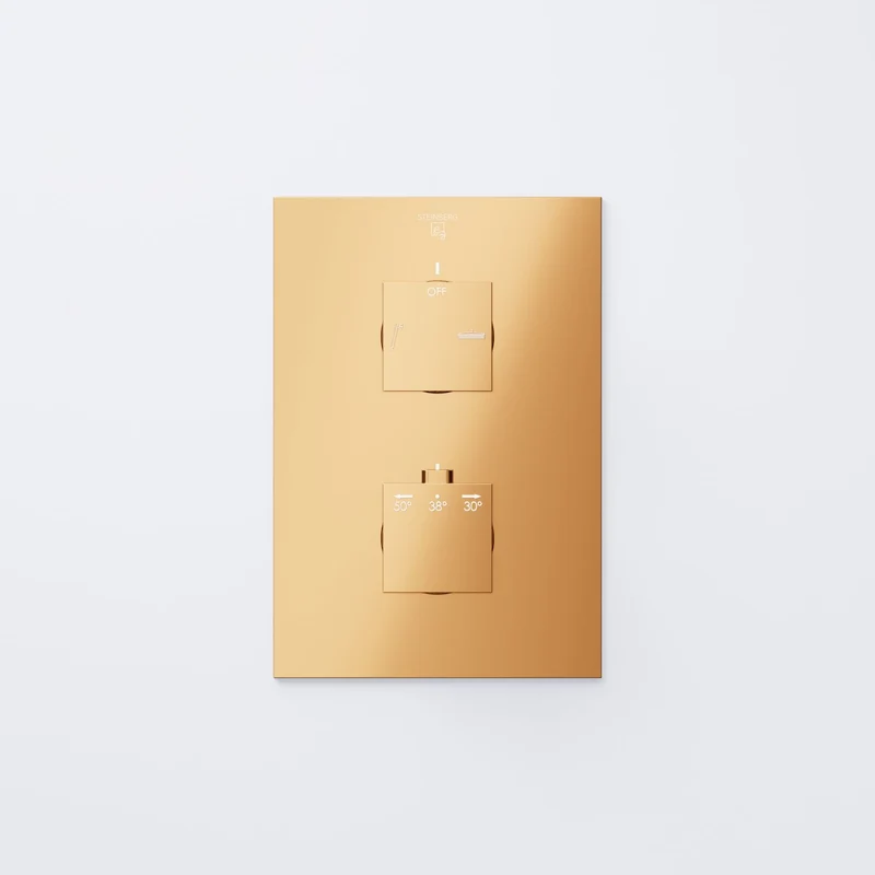 Serie 160 Fertigmontageset für Unterputzthermostat mit 2-Wege-Umsteller