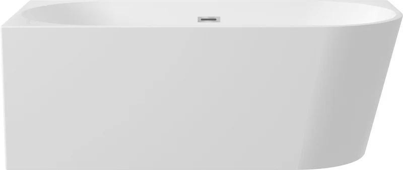 DEANTE Silia Wand- oder Freistehende Badewanne - Links - 150 cm // Weiß // KDS-015L