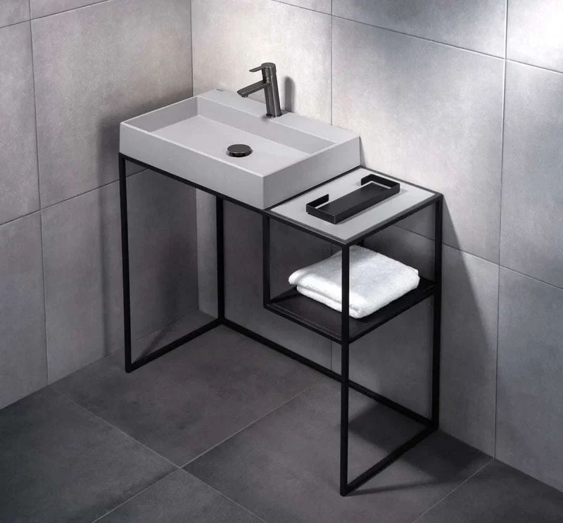 DEANTE Arnika Waschtischarmatur // Titanium // BQA-D20M