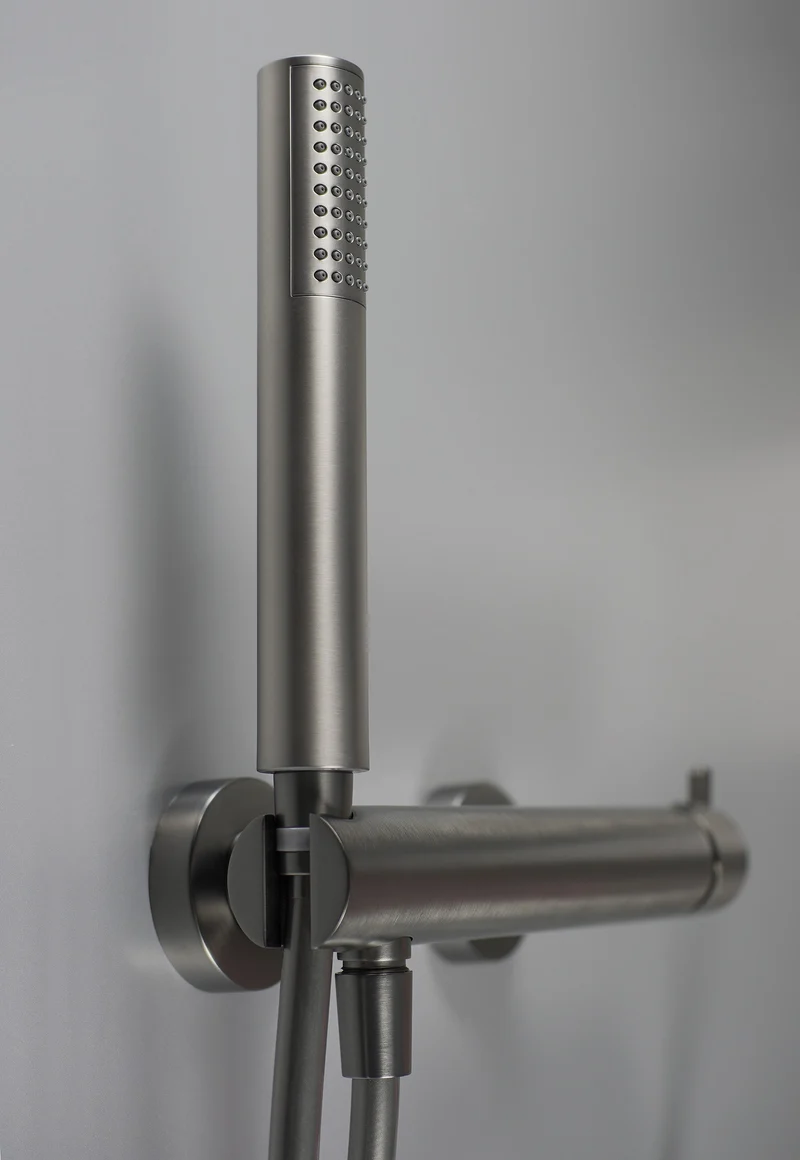 DEANTE Silia Duscharmatur mit Brausegarnitur // Titanium // BQS-D41M