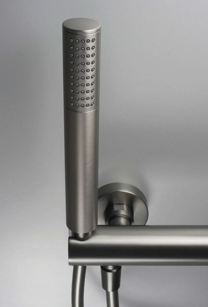 DEANTE Silia Duscharmatur mit Brausegarnitur // Titanium // BQS-D41M