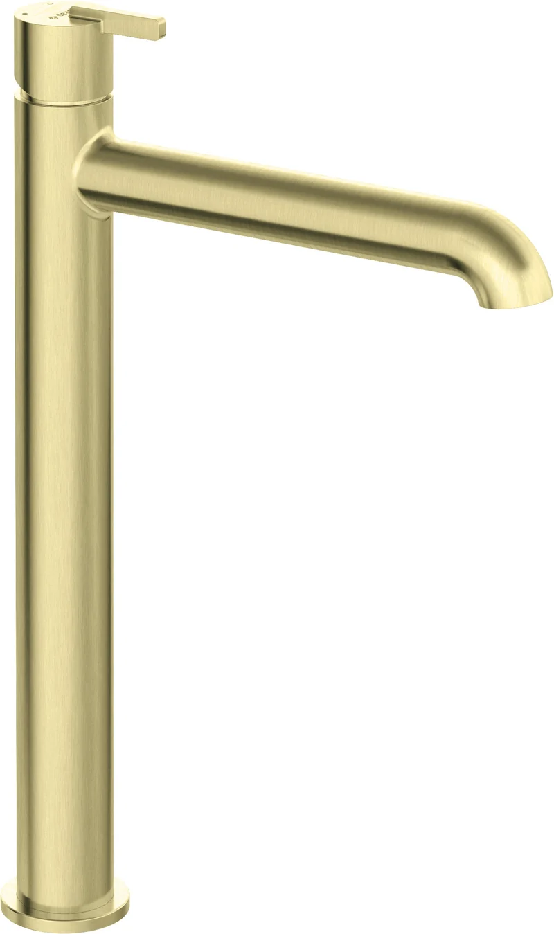 DEANTE Silia Waschtischarmatur hoch // gebürstetes Gold // BQS-R20K