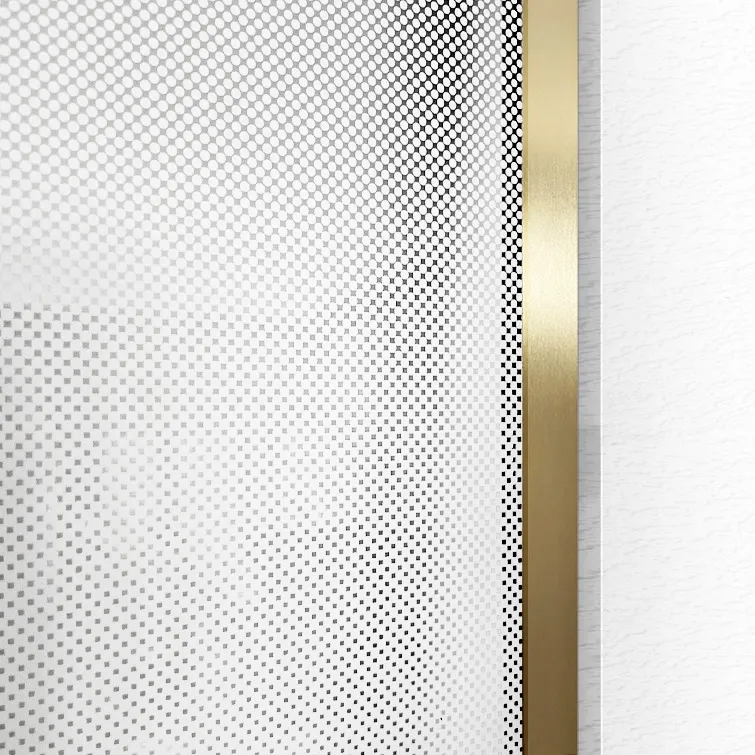 Walk In Duschwand Aero Ombre Gold Matt 90-120cm