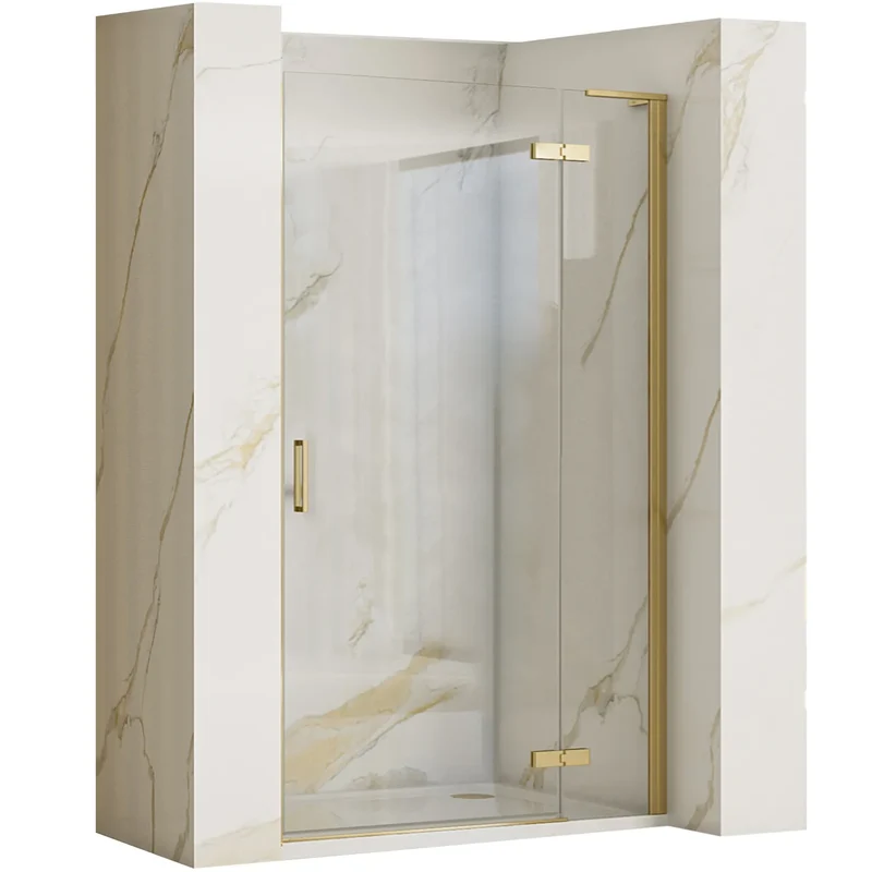 Duschtür Hugo Gold Matt 80-100cm