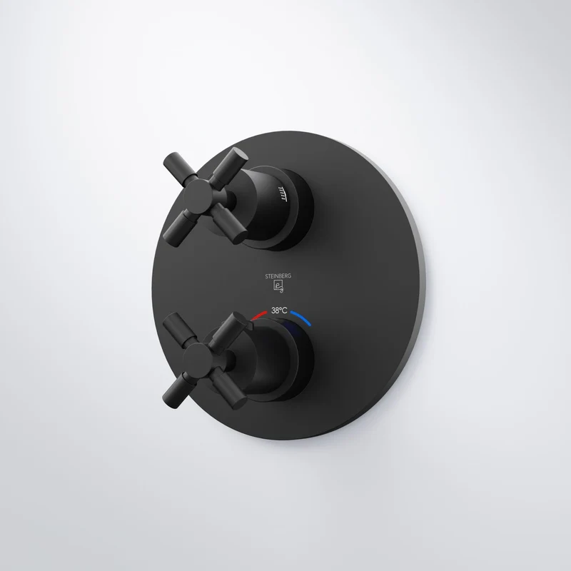 Serie 250 Fertigmontageset für Unterputzthermostat mit 2-Wege-Umsteller