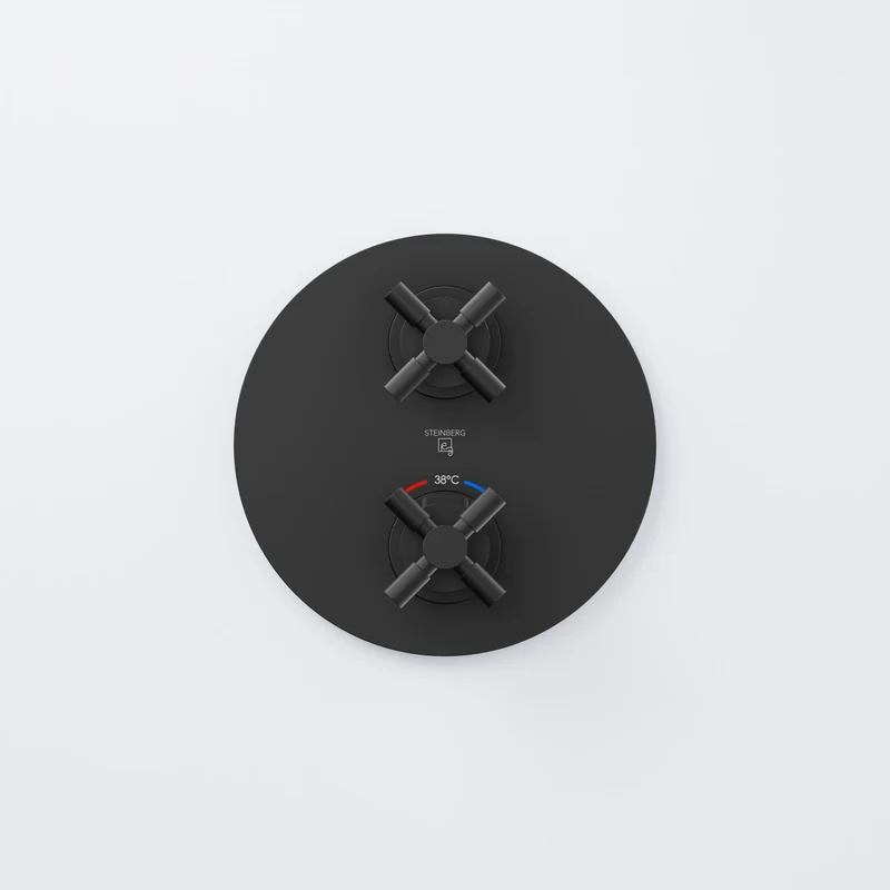 Serie 250 Fertigmontageset für Unterputzthermostat mit 2-Wege-Umsteller