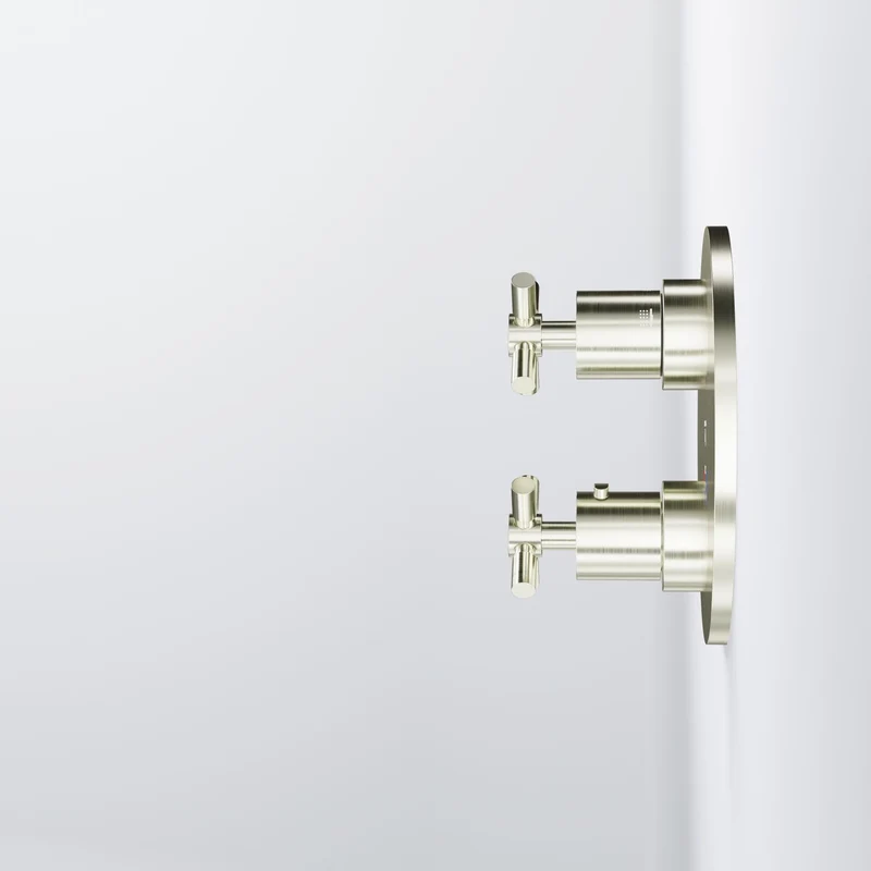 Serie 250 Fertigmontageset für Unterputzthermostat mit 2-Wege-Umsteller