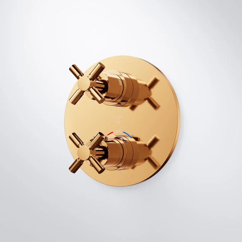 Serie 250 Fertigmontageset für Unterputzthermostat mit 2-Wege-Umsteller