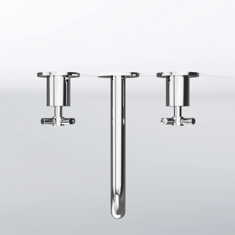 Serie 250 3-Loch Waschtisch-Wand-Armatur