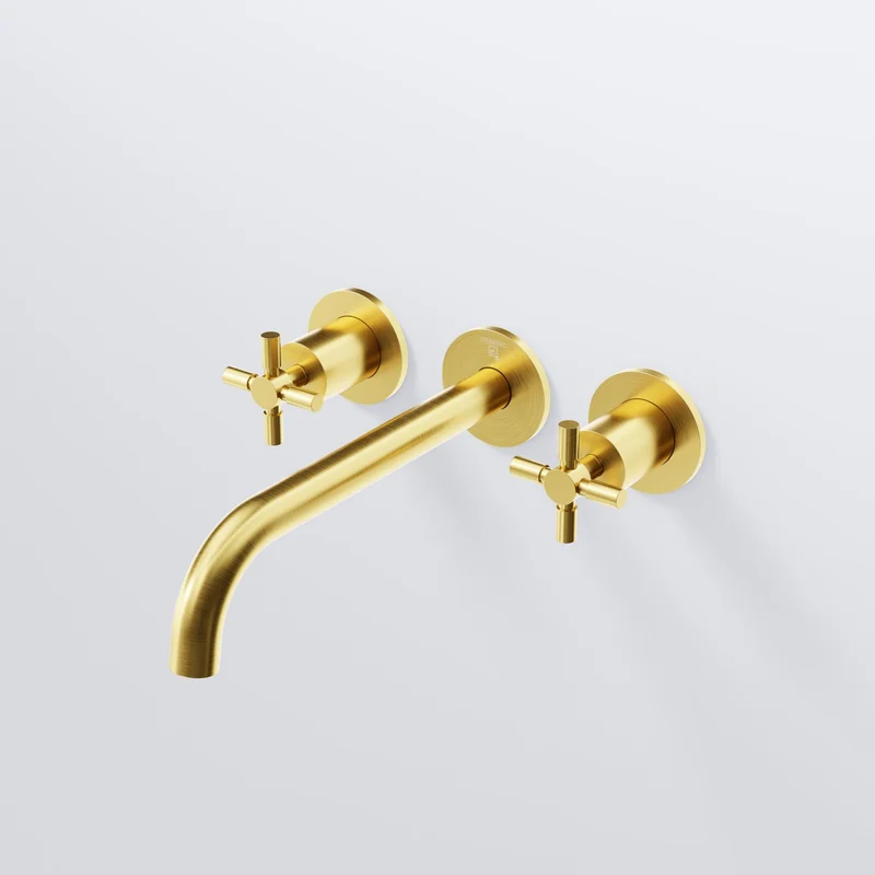 Serie 250 3-Loch Waschtisch-Wand-Armatur