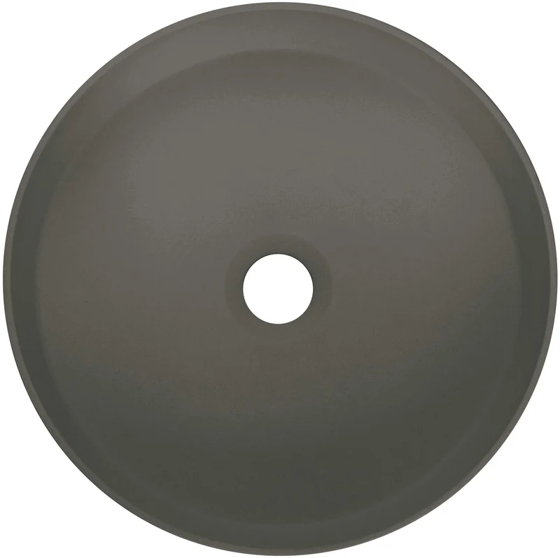 DEANTE Silia Granit-Aufsatzwaschbecken // Anthrazit Metallic // CQS-TU4S