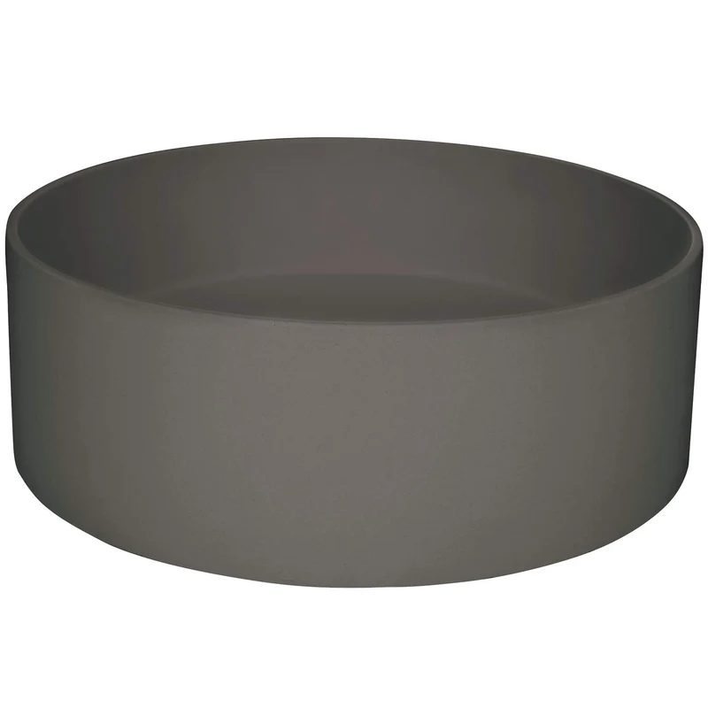 DEANTE Silia Granit-Aufsatzwaschbecken // Anthrazit Metallic // CQS-TU4S