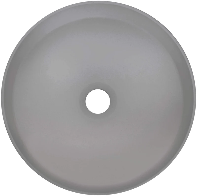 DEANTE Silia Granit-Aufsatzwaschbecken // Grau Metallic // CQS-SU4S