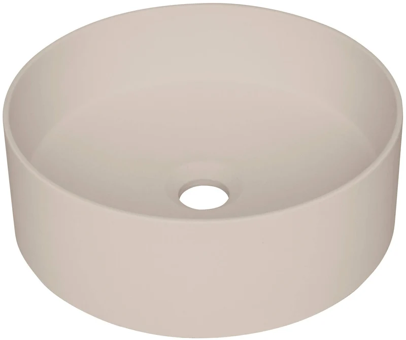 DEANTE Silia Granit-Aufsatzwaschbecken // Beige // CQS-5U4S