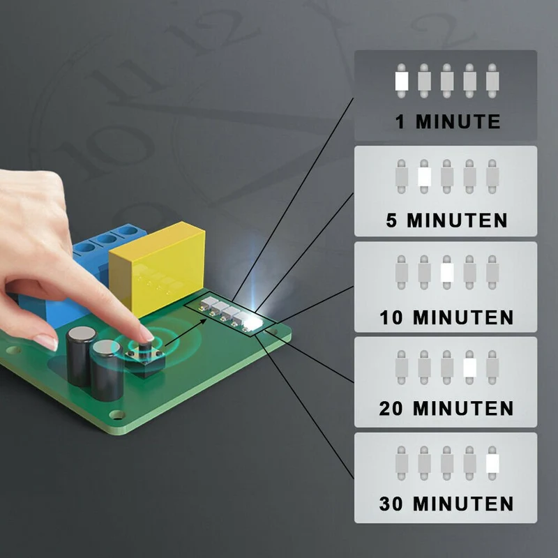 Leise Badlüfter | mit Feuchtesensor / Nachlauffunktion | Ø 100mm | mit Abluft