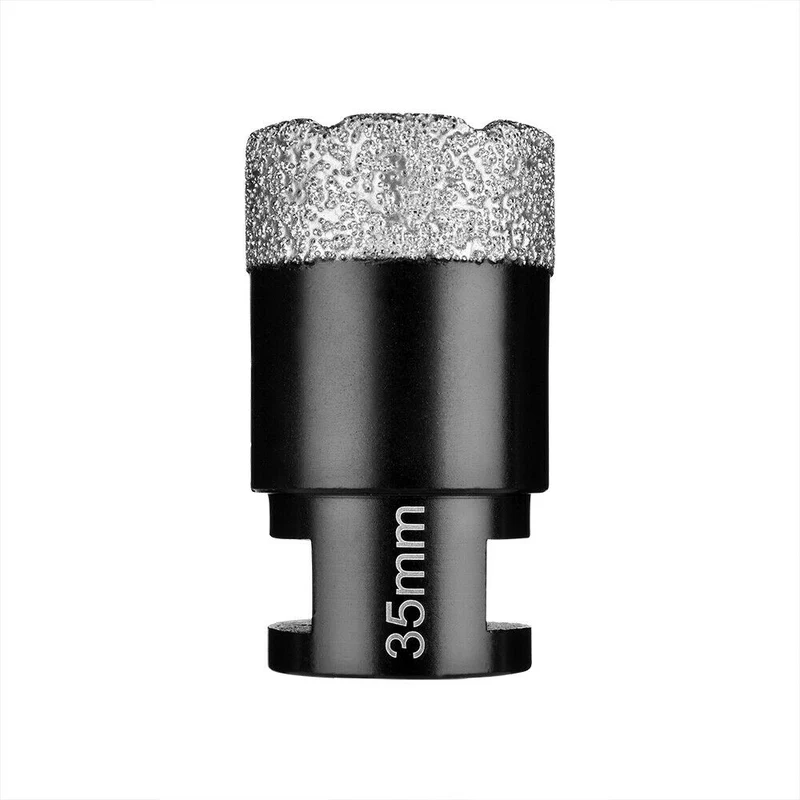 XIIW 11-tlg. Diamantbohrkronen & Trennscheiben Set M14 | Fliesenbohrer & Diamant-Trennscheibe 125mm | Profi-Set für Feinsteinzeug, Granit & Marmor