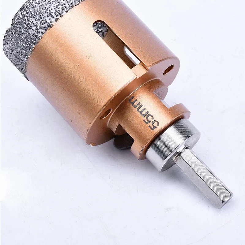 XIIW 8-tlg. Profi Diamantbohrkronen Set M14 | 20-68mm Fliesenbohrer, Fingerfräser & 125mm Trennscheibe | Vakuumgelötet für Feinsteinzeug & Granit