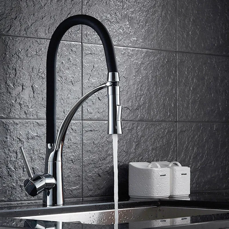 XIIW Wasserhahn Küchenarmatur | Hochdruck | mit Brause | 2 Strahlarten | 360° | Warm- und Kaltwasser
