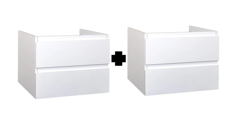 Oase Classic Waschtisch Unterschrank mit hochwertigen Metallschubladen