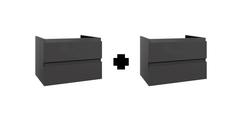 Oase Classic Waschtisch Unterschrank mit hochwertigen Metallschubladen