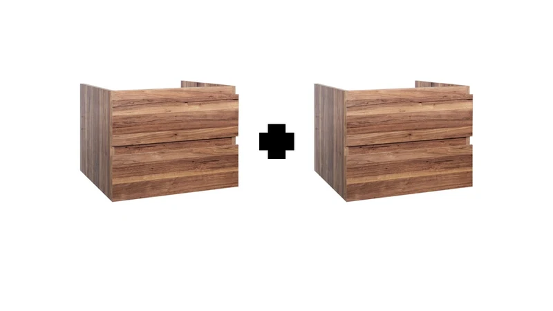 Oase Classic Waschtisch Unterschrank mit hochwertigen Metallschubladen