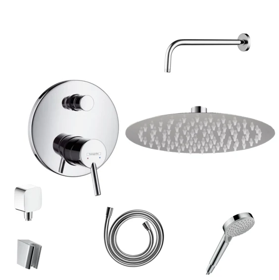 Hansgrohe Unterputz Dusch-Set Talis S mit Decken- oder Wandanschluss von Sandbad