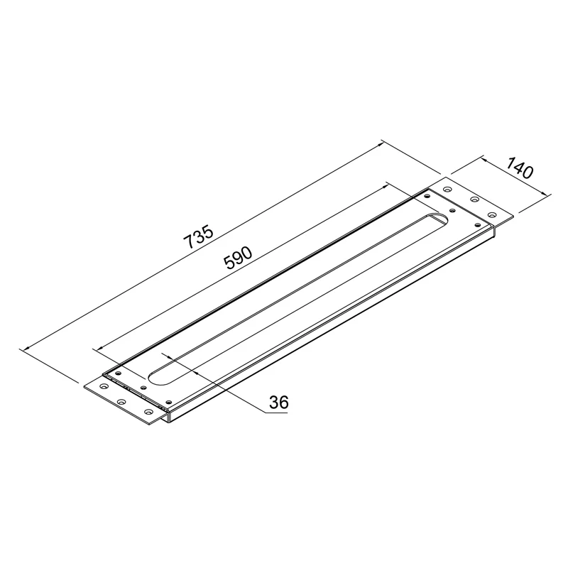 Serie 100 Montageplatte