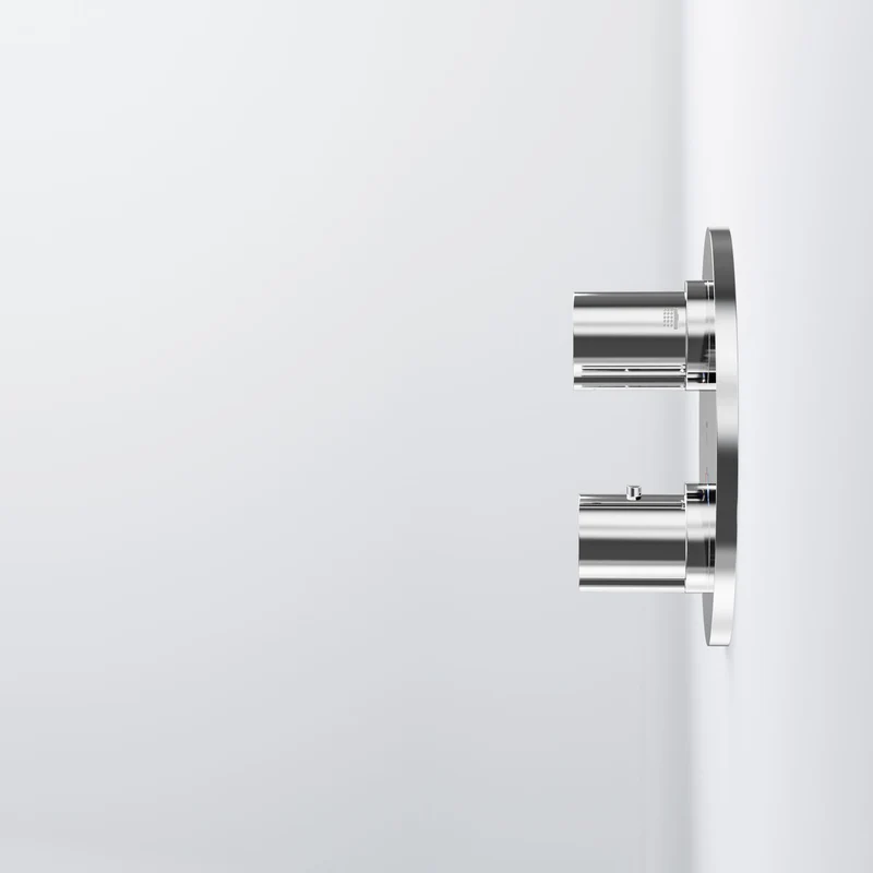Serie 100 Fertigmontageset für Unterputzthermostat mit 2-Wege-Umsteller