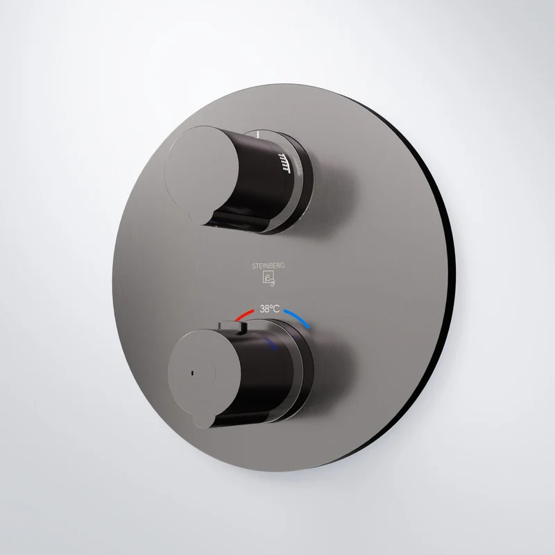 Serie 100 Fertigmontageset für Unterputzthermostat mit 2-Wege-Umsteller