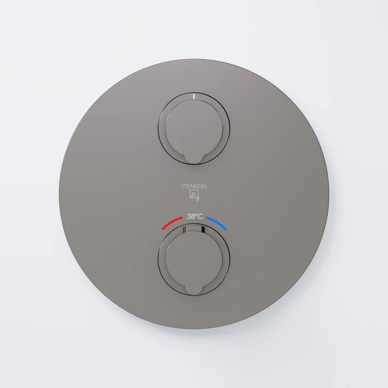 Serie 100 Fertigmontageset für Unterputzthermostat mit 2-Wege-Umsteller
