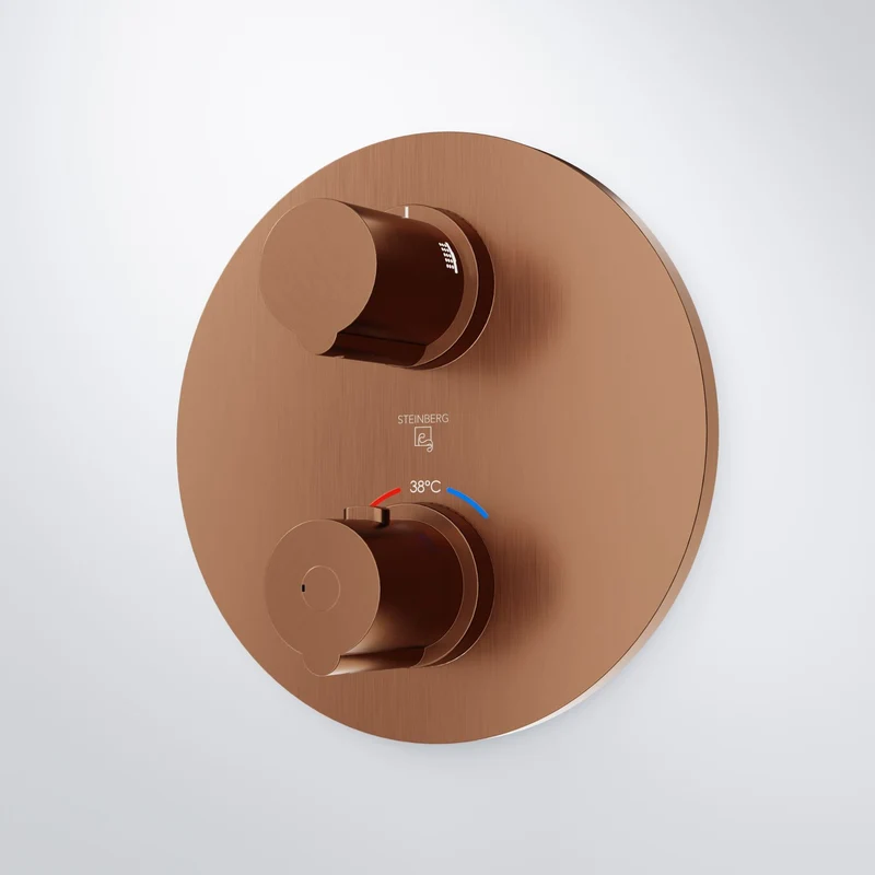 Serie 100 Fertigmontageset für Unterputzthermostat mit 2-Wege-Umsteller