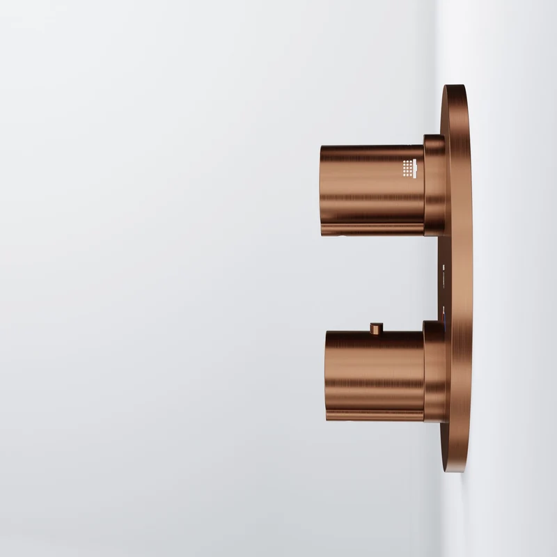 Serie 100 Fertigmontageset für Unterputzthermostat mit 2-Wege-Umsteller