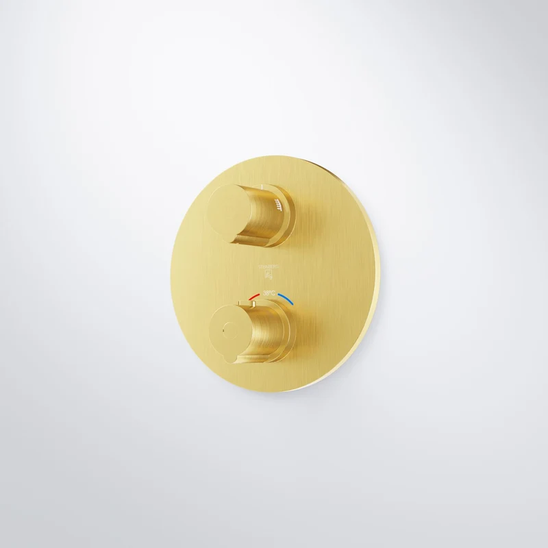 Serie 100 Fertigmontageset für Unterputzthermostat mit 2-Wege-Umsteller