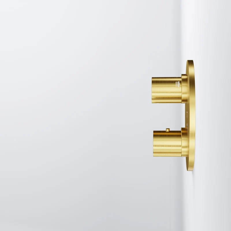 Serie 100 Fertigmontageset für Unterputzthermostat mit 2-Wege-Umsteller