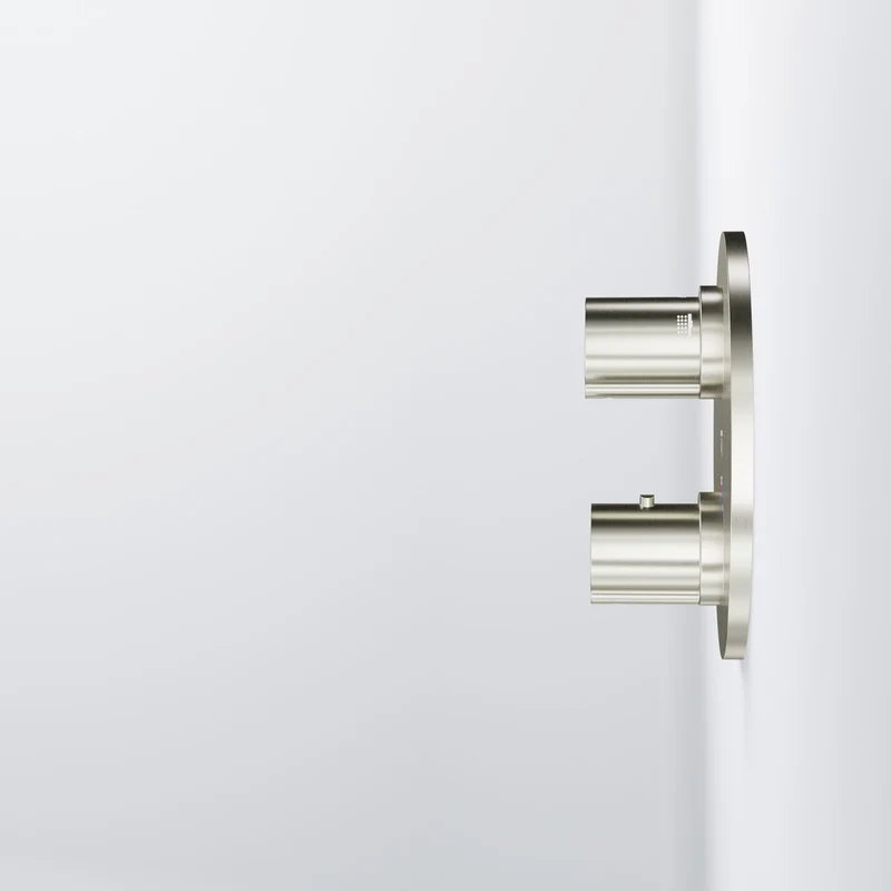 Serie 100 Fertigmontageset für Unterputzthermostat mit 2-Wege-Umsteller