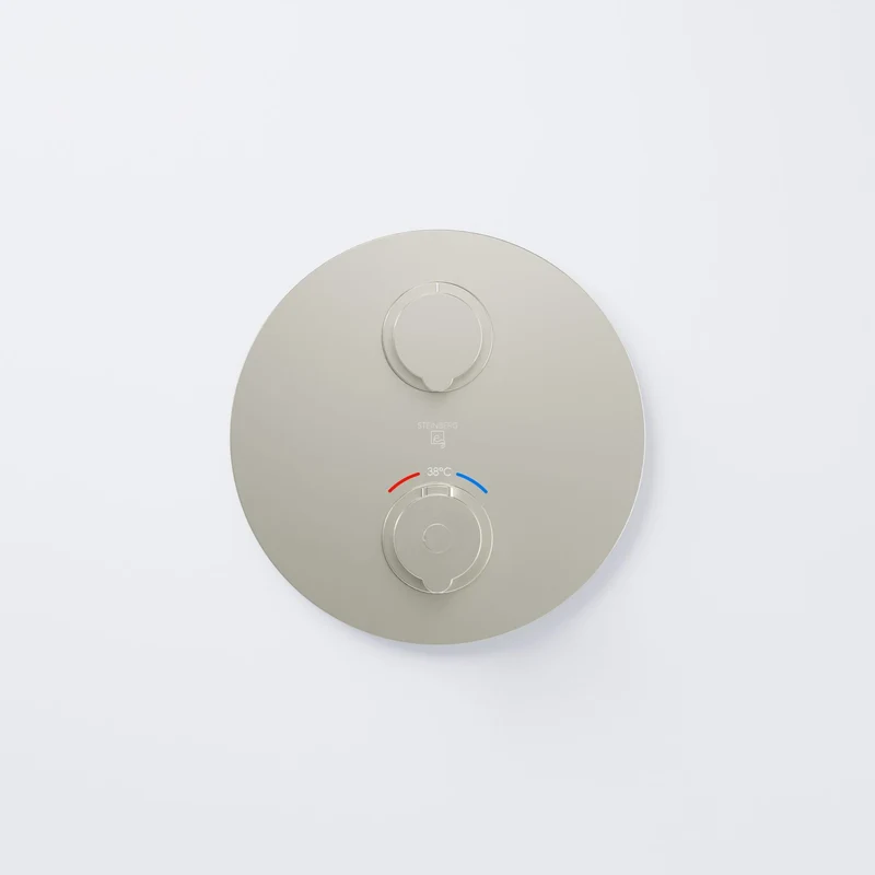 Serie 100 Fertigmontageset für Unterputzthermostat mit 2-Wege-Umsteller
