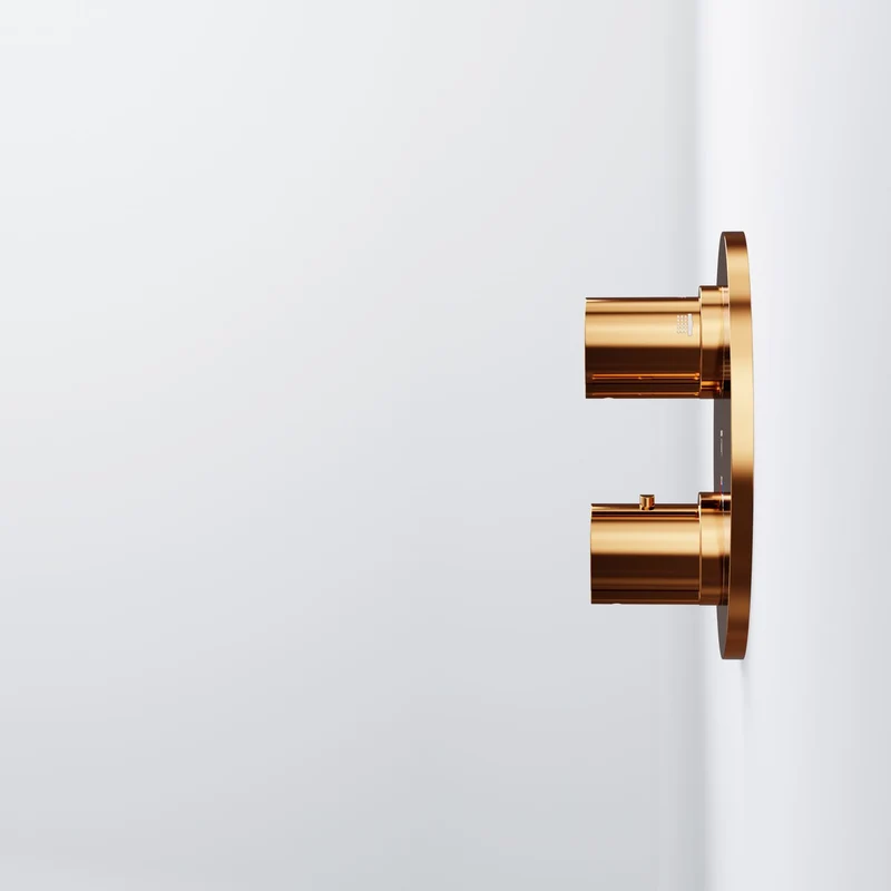 Serie 100 Fertigmontageset für Unterputzthermostat mit 2-Wege-Umsteller