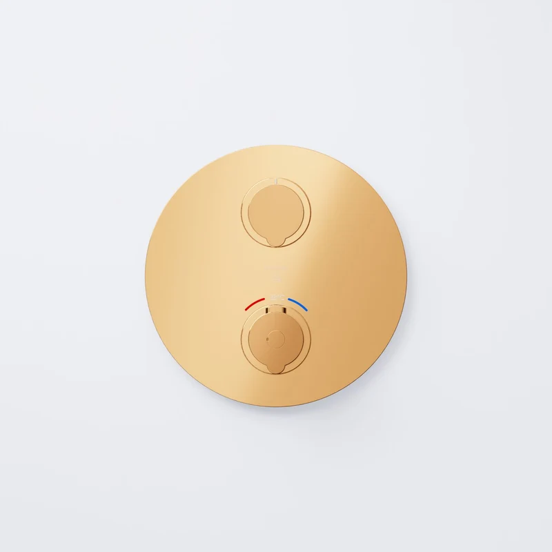 Serie 100 Fertigmontageset für Unterputzthermostat mit 2-Wege-Umsteller